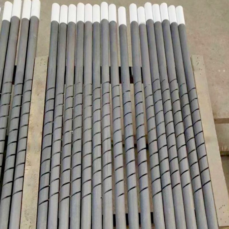 Single Spiral Silicon Carbide Heating Elements